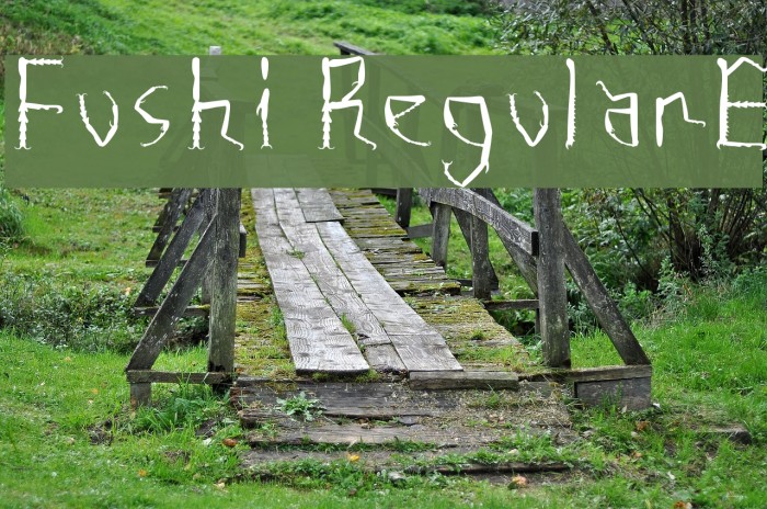 Fushi RegularE Font examples