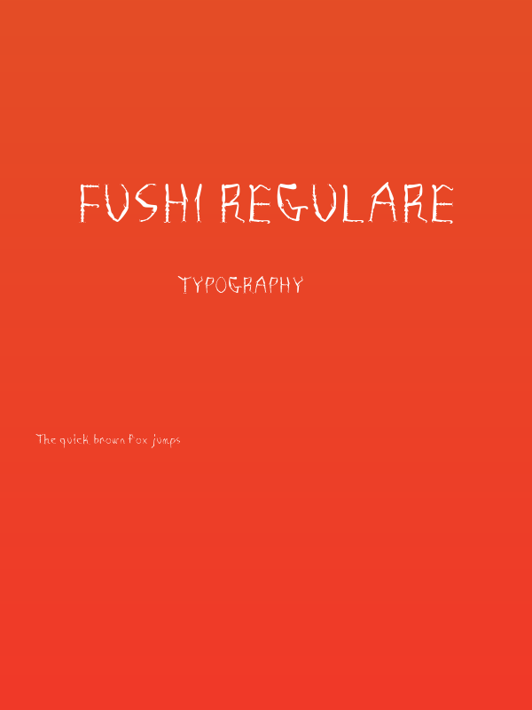 Fushi RegularE Poster