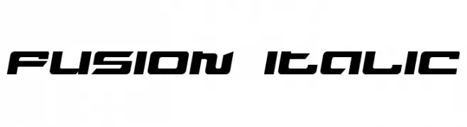 Fusion Italic  font caratteri gratis