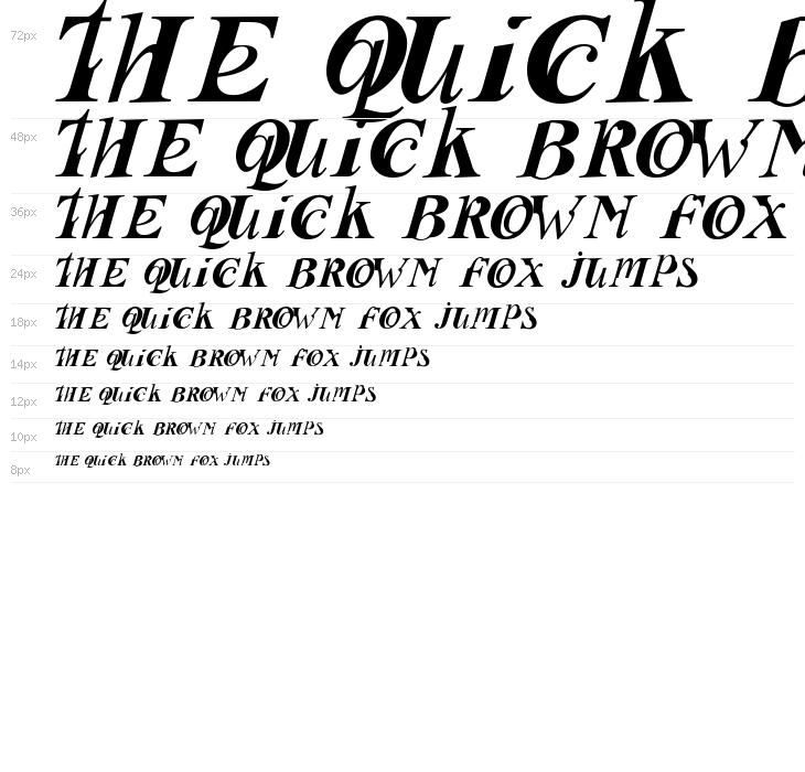 Fusion Italic Waterfall