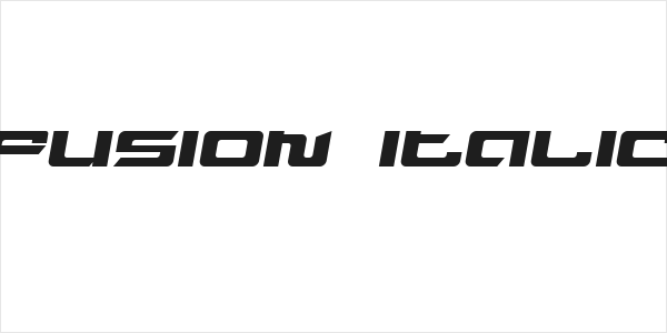 Fusion Italic Logo