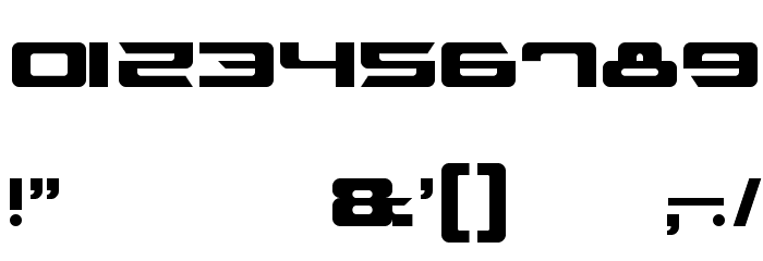 Fusion Font OTHER CHARS