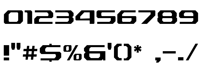 Fussion Font OTHER CHARS
