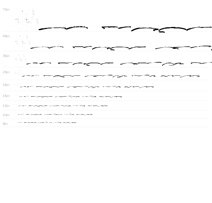FusterdBonus-Regular Waterfall