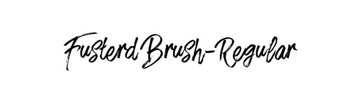 FusterdBrush-Regular  Скачать бесплатные шрифты