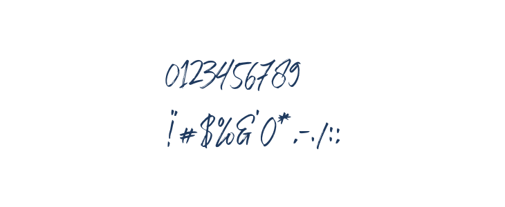 FusterdBrush-Regular Other Characters