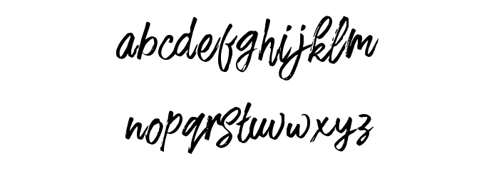 FusterdBrush-Regular Polices MINUSCULES