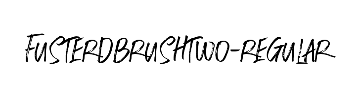 FusterdBrushTwo-Regular  لخطوط تنزيل