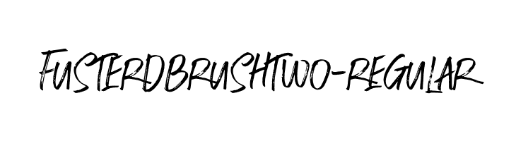 FusterdBrushTwo-Regular  Frei Schriftart Herunterladen