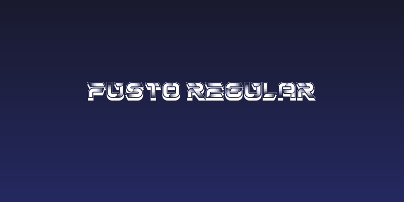 Fusto Regular Social Header