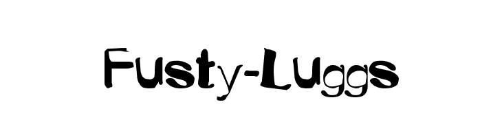 Fusty-Luggs Шрифта