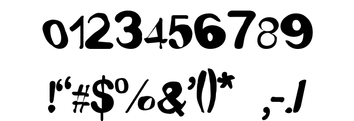 Fusty-Luggs Font OTHER CHARS