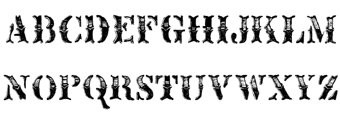 Fusty Saddle Font LOWERCASE
