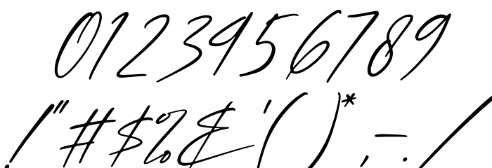 Futerdam Knight Italic Font OTHER CHARS