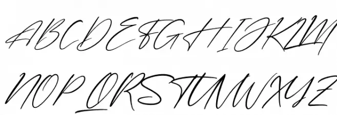 Futerdam Knight Italic Caratteri MAIUSCOLE