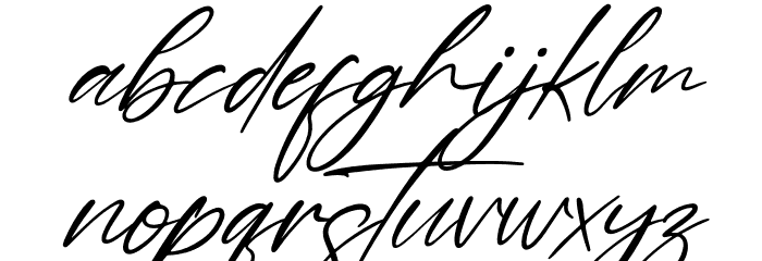 Futerdam Knight Italic Font LOWERCASE