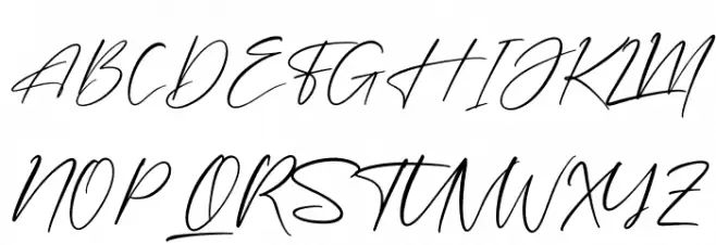 Futerdam Knight Schriftart Groß