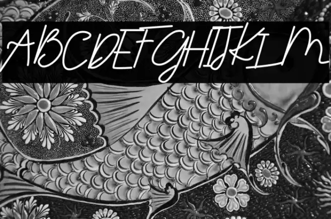 Futharic Script Font examples