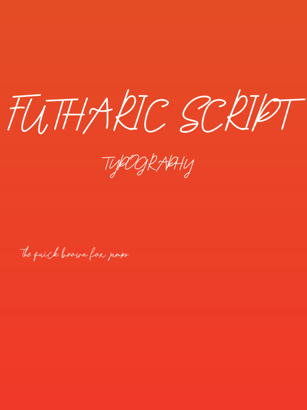 Futharic Script Poster