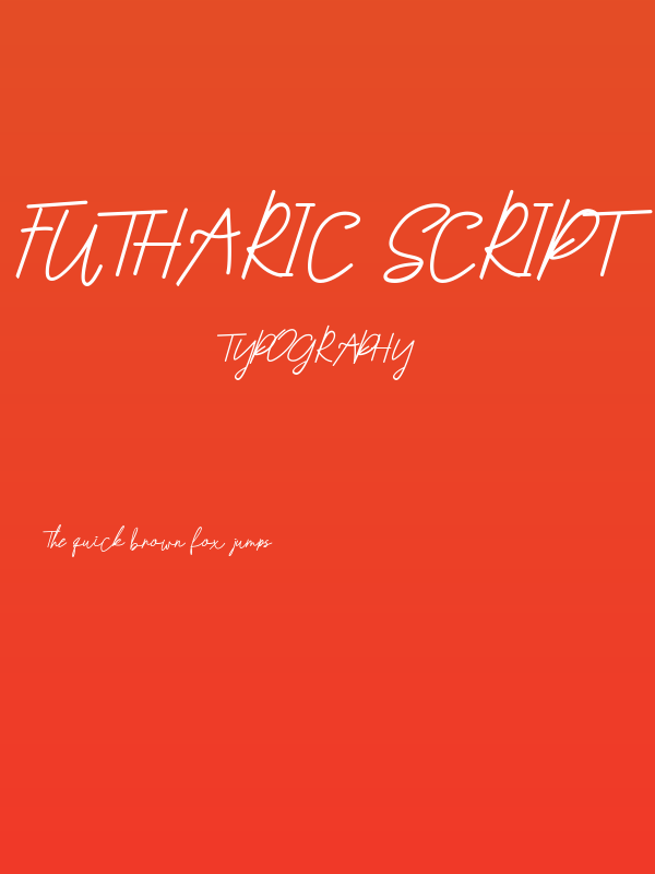 Futharic Script Poster