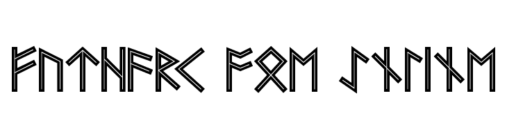 Futhark AOE Inline Caratteri