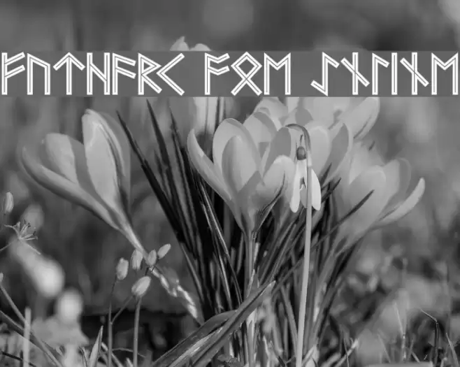 Futhark AOE Inline Font examples