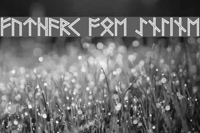 Futhark AOE Inline Font examples