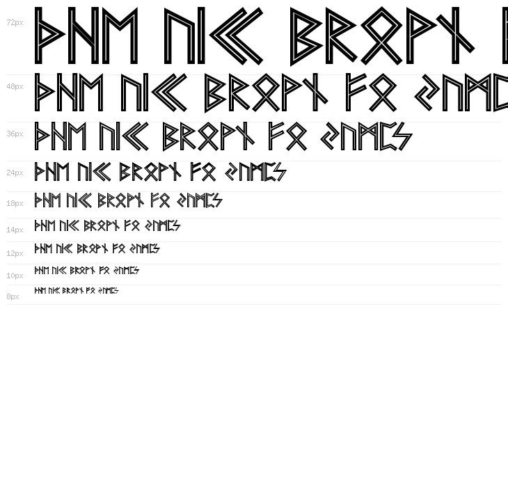 Futhark AOE Inline Waterfall