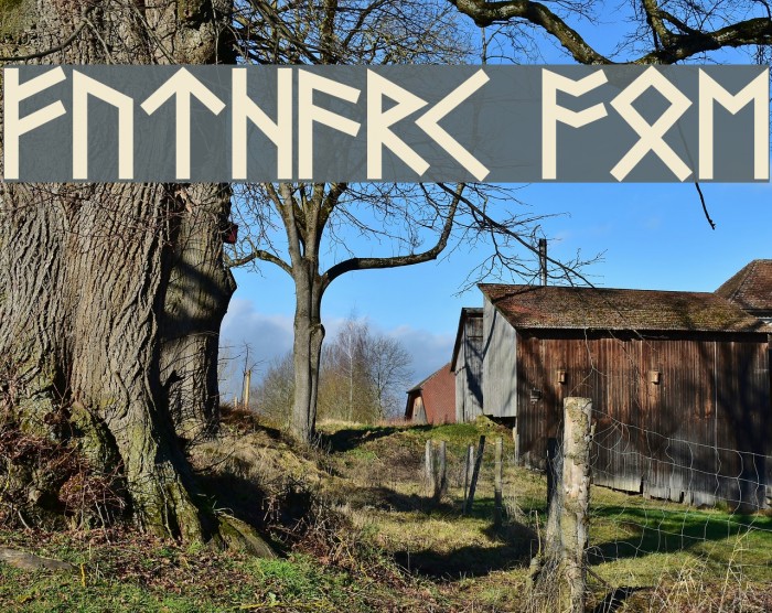Futhark AOE Font examples
