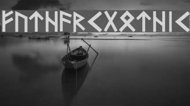 Futhark-Gothic Font examples