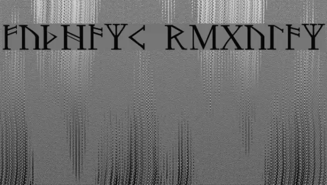 Futhark Regular Font examples
