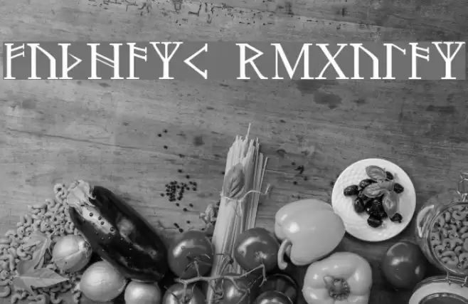 Futhark Regular Font examples