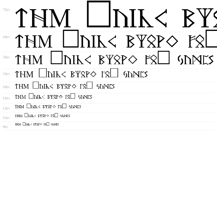 Futhark Regular Waterfall