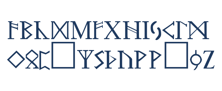Futhark Regular Lowercase