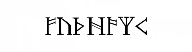 Futhark  Frei Schriftart Herunterladen