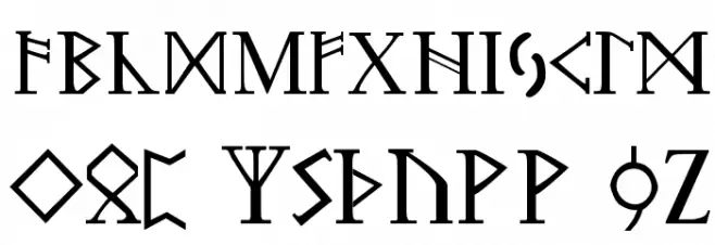 Futhark Fuentes MINÚSCULAS