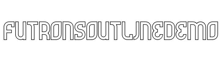 Futrons Outline Demo  Fuentes Gratis Descargar