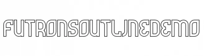 Futrons Outline Demo  baixar fontes gratis
