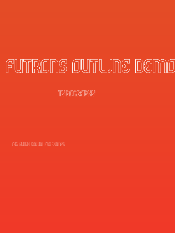 Futrons Outline Demo Poster