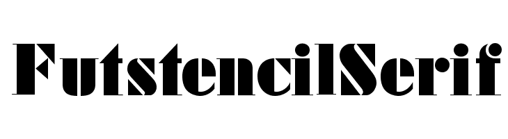 FutstencilSerif  免费字体下载