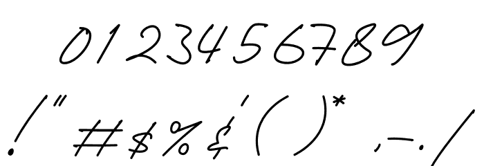 Futturistica Signature Regular Font OTHER CHARS