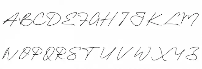 Futturistica Signature Regular Fonte MAIÚSCULAS