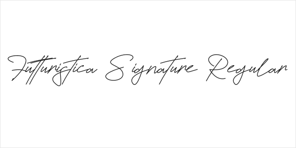 Futturistica Signature Regular Logo
