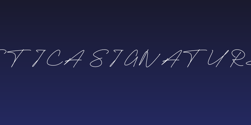 Futturistica Signature Regular Social Header