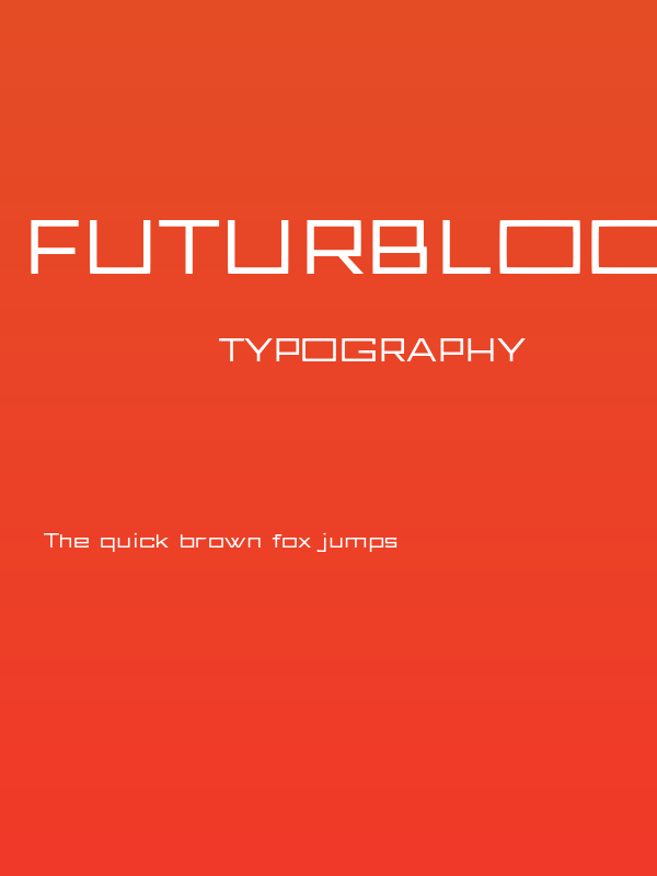 FuturBlock Regular Poster