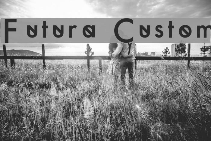 Futura Custom Font examples