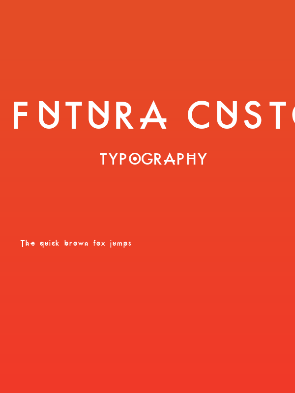 Futura Custom Poster