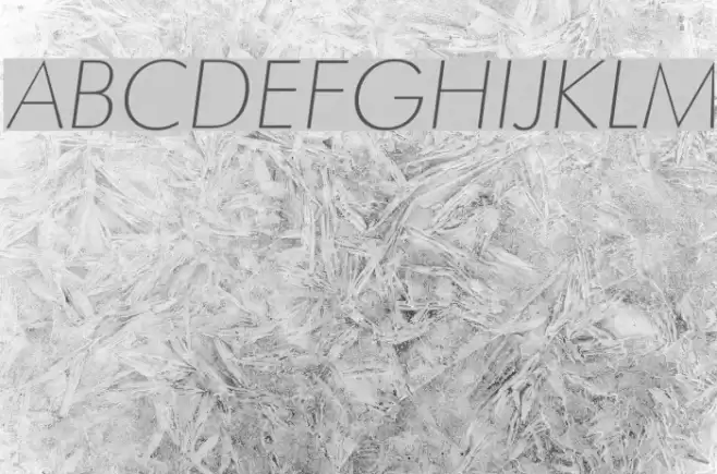 Futura Thin Italic  examples