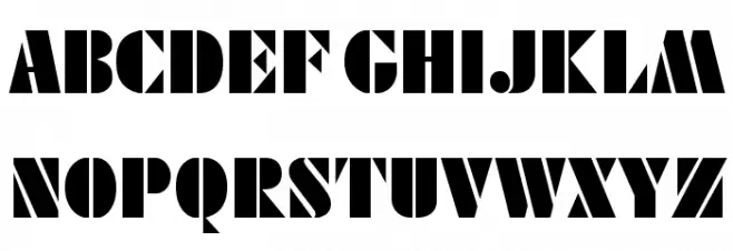 FuturaBlack Normal Schriftart Groß