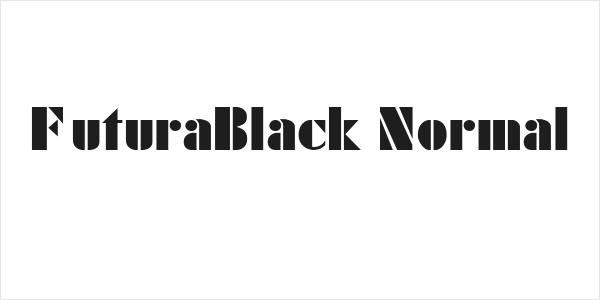 FuturaBlack Normal Logo